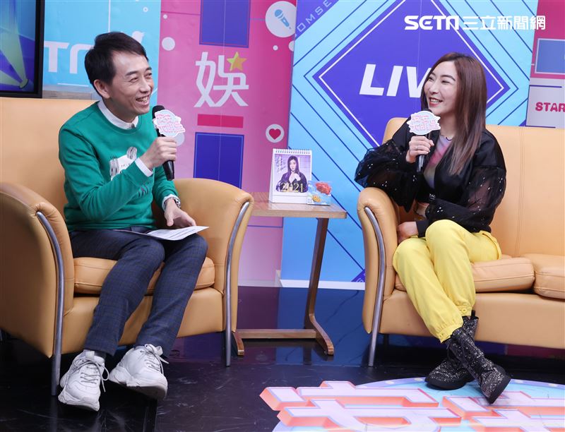 李宓(唱片宣傳)安安大明星。（記者邱榮吉/攝影）