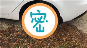 小偷將輪胎拆除後，留下一隻冷凍火雞在汽車下。（圖／翻攝自密爾瓦基警方） 