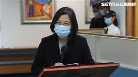 1202民進黨中執會前蔡英文發表談話（圖／記者陳政宇攝影）