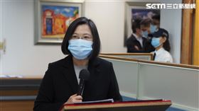 1202民進黨中執會前蔡英文發表談話（圖／記者陳政宇攝影）