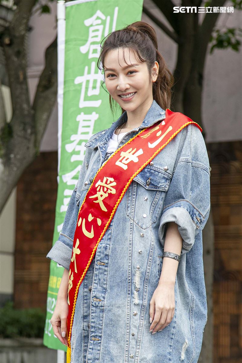 曾莞婷擔任「第31屆寒士吃飽30」愛心大使。（圖／記者楊澍攝影）