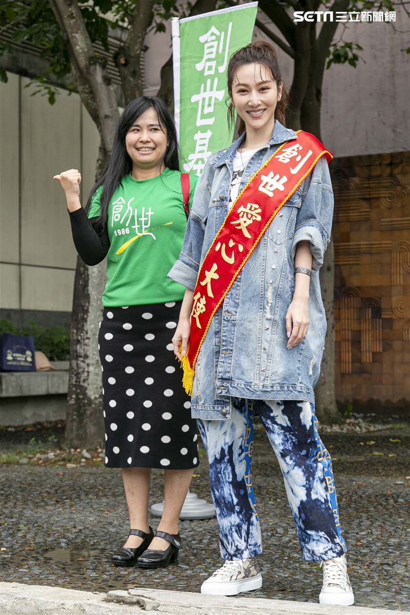曾莞婷擔任「第31屆寒士吃飽30」愛心大使。（圖／記者楊澍攝影）