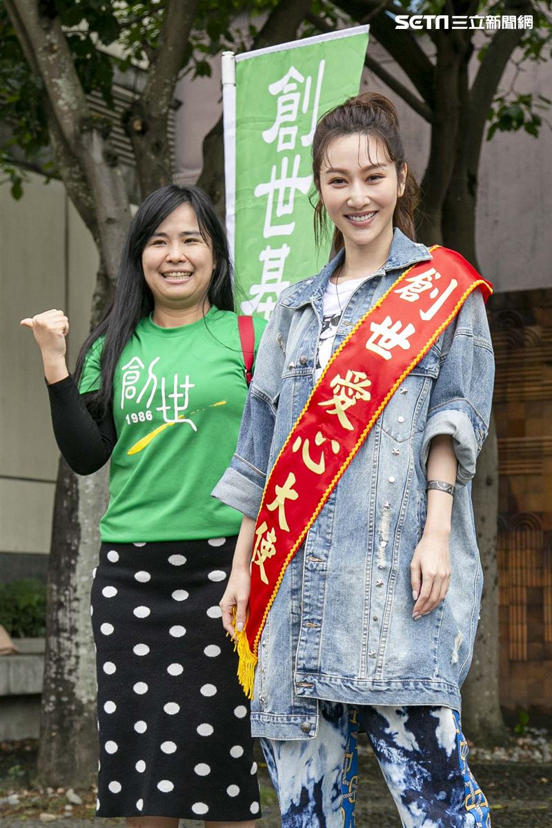 曾莞婷擔任「第31屆寒士吃飽30」愛心大使。（圖／記者楊澍攝影）