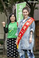 曾莞婷擔任「第31屆寒士吃飽30」愛心大使。（圖／記者楊澍攝影）