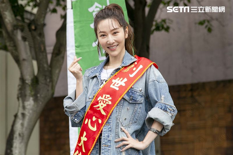 曾莞婷擔任「第31屆寒士吃飽30」愛心大使。（圖／記者楊澍攝影）