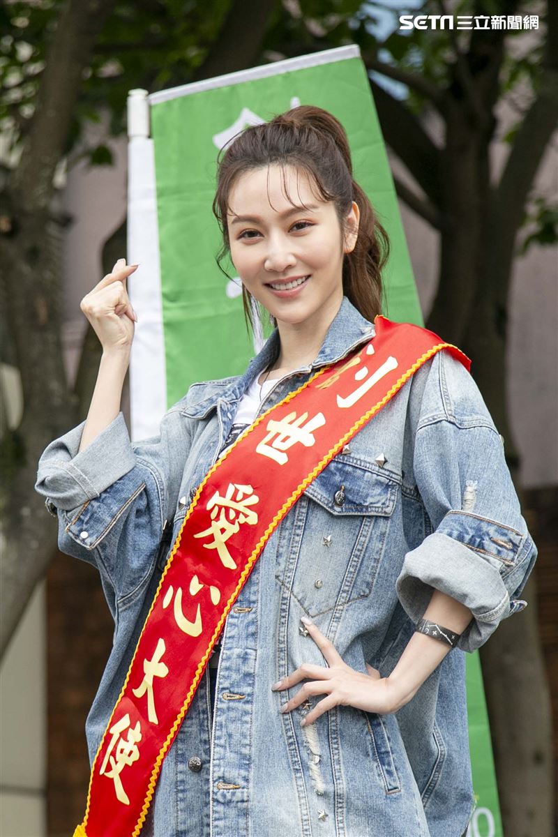 曾莞婷擔任「第31屆寒士吃飽30」愛心大使。（圖／記者楊澍攝影）