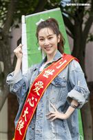 曾莞婷擔任「第31屆寒士吃飽30」愛心大使。（圖／記者楊澍攝影）