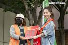 曾莞婷擔任「第31屆寒士吃飽30」愛心大使。（圖／記者楊澍攝影）