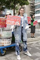 曾莞婷擔任「第31屆寒士吃飽30」愛心大使。（圖／記者楊澍攝影）