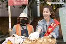 曾莞婷擔任「第31屆寒士吃飽30」愛心大使。（圖／記者楊澍攝影）