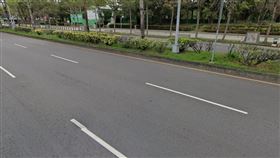 台中,國光路,車禍,安全島（圖／翻攝googlemap）