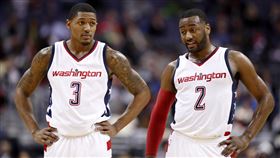 NBA／牆哥走人　傳是7年搭檔推動
NBA,華盛頓巫師,John Wall,交易,Bradley Beal
美聯社／達志影像