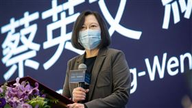蔡英文出席「2020台灣醫療科技展開幕式」。（圖／總統府提供）