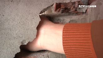 興建大樓損鄰屋　手掌竟可伸進牆縫