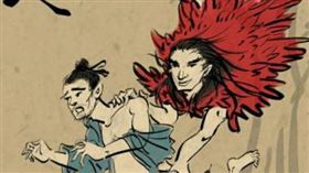 東晉一青年任谷居然遇到鳥人。（圖／翻攝自百度）