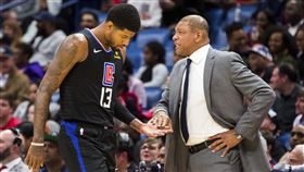 NBA／季後賽低迷　喬治甩鍋河總
NBA,洛杉磯快艇,Paul George,Doc Rivers
美聯社／達志影像