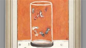 ▲常玉的《八尾金魚》花卉作品《白菊》。（圖／翻攝自香港佳士得網站）