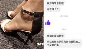 二手物,拍賣,賣家,買家,噁心,高跟鞋