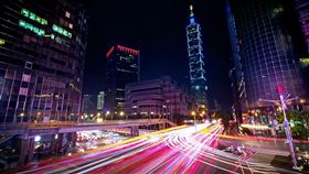 台北101,夜景,街景,交通（圖／pixabay）
