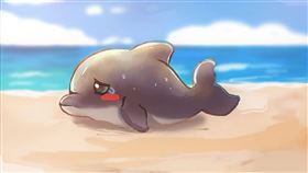 你知道嗎？把擱淺鯨豚推回海裡，對牠可能是傷害！（圖／翻攝自海洋委員會臉書）