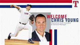 ▲遊騎兵聘任楊恩（Chris Young）擔任總經理。（圖／翻攝自遊騎兵推特）