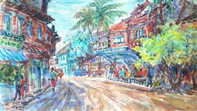 紀錄台灣轉變　陳榮和水彩名畫將展出（圖／陳意欣提供）