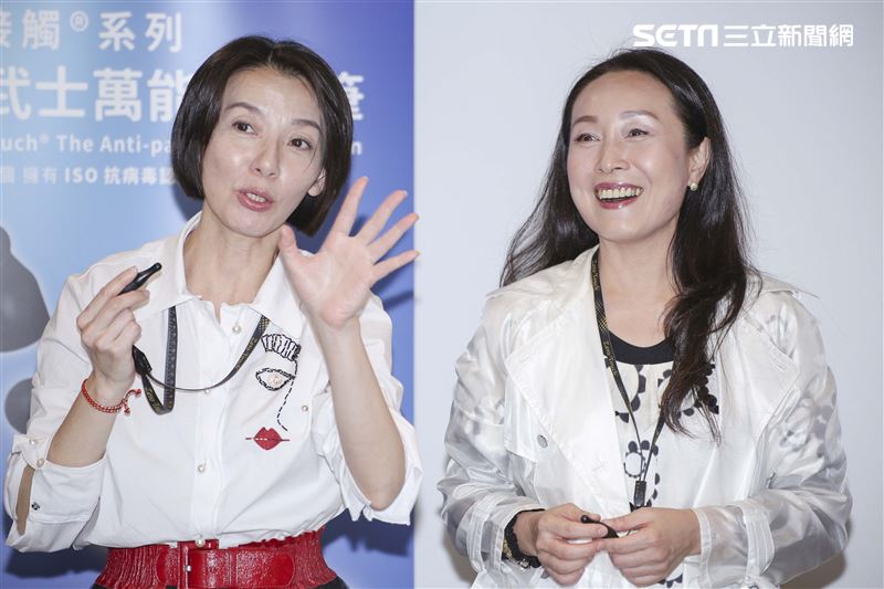 方岑開發防疫產品。 （圖／記者楊澍攝影）