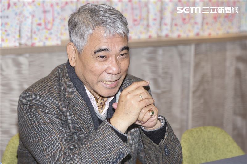 方岑開發防疫產品。 （圖／記者楊澍攝影）