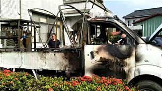 遶境遭遇火燒車　爸跪：我女兒在裡面