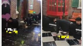中國,吉林,KTV,店長,員工,跪爬（圖／翻攝自時間視頻微博）