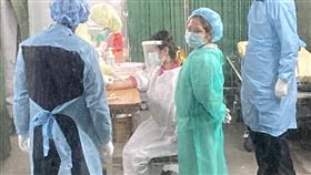 女移工,確診,隔離檢疫,台北,翻攝畫面