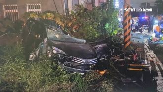 酒測值達1.2！男酒駕自撞電桿喪命