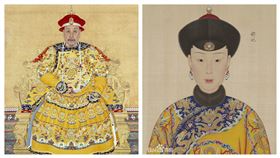 乾隆、舒妃。（組合圖／翻攝百度百科）