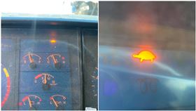 車內儀錶板冒「烏龜圖案」他看傻！內行曝真相：快找車行（圖／翻攝自爆廢公社二館）