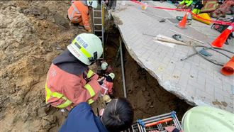 快訊／竹市下水道工程　5旬工人遭埋