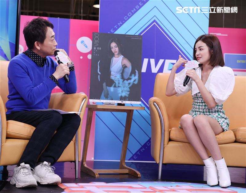 徐丹丹安安大明星。（記者邱榮吉/攝影）