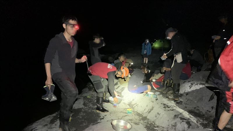 領隊帶錯路　24名大學生山中迷航