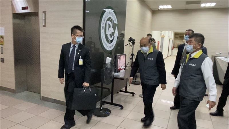 視察指揮中心？蘇貞昌僅說「這句話」