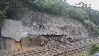 走山早有徵兆？台鐵土石坍方影片曝光
