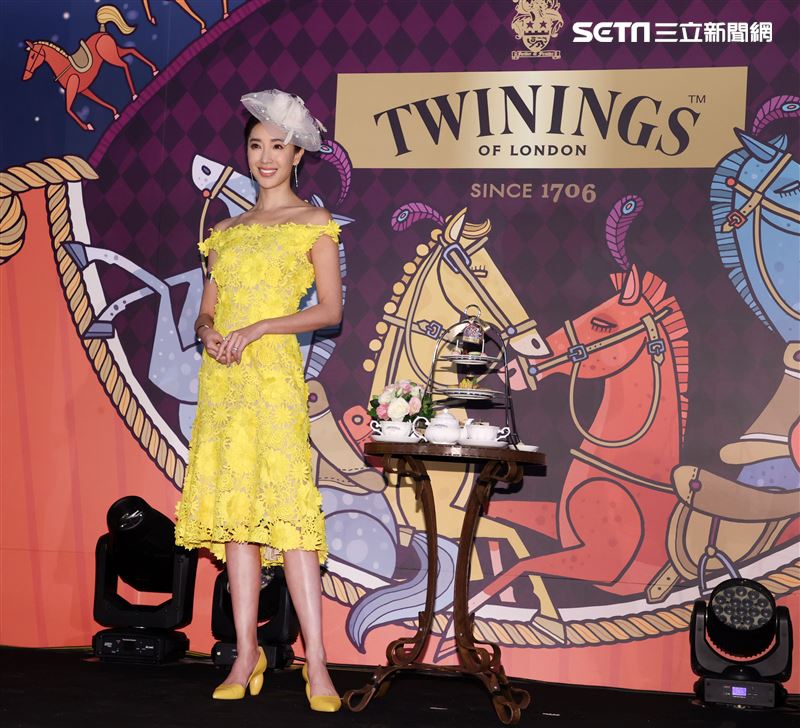 隋棠出席「馬會風尚躍動英倫-唐寧皇室榮耀午茶盛宴」。（記者邱榮吉/攝影）