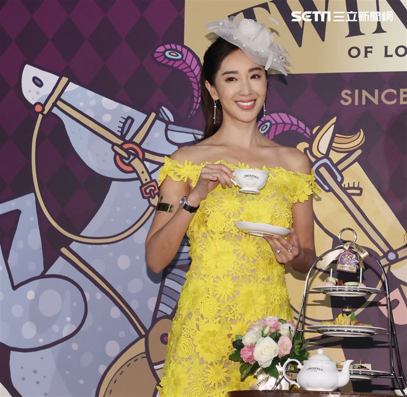 隋棠出席「馬會風尚躍動英倫-唐寧皇室榮耀午茶盛宴」。（記者邱榮吉/攝影）