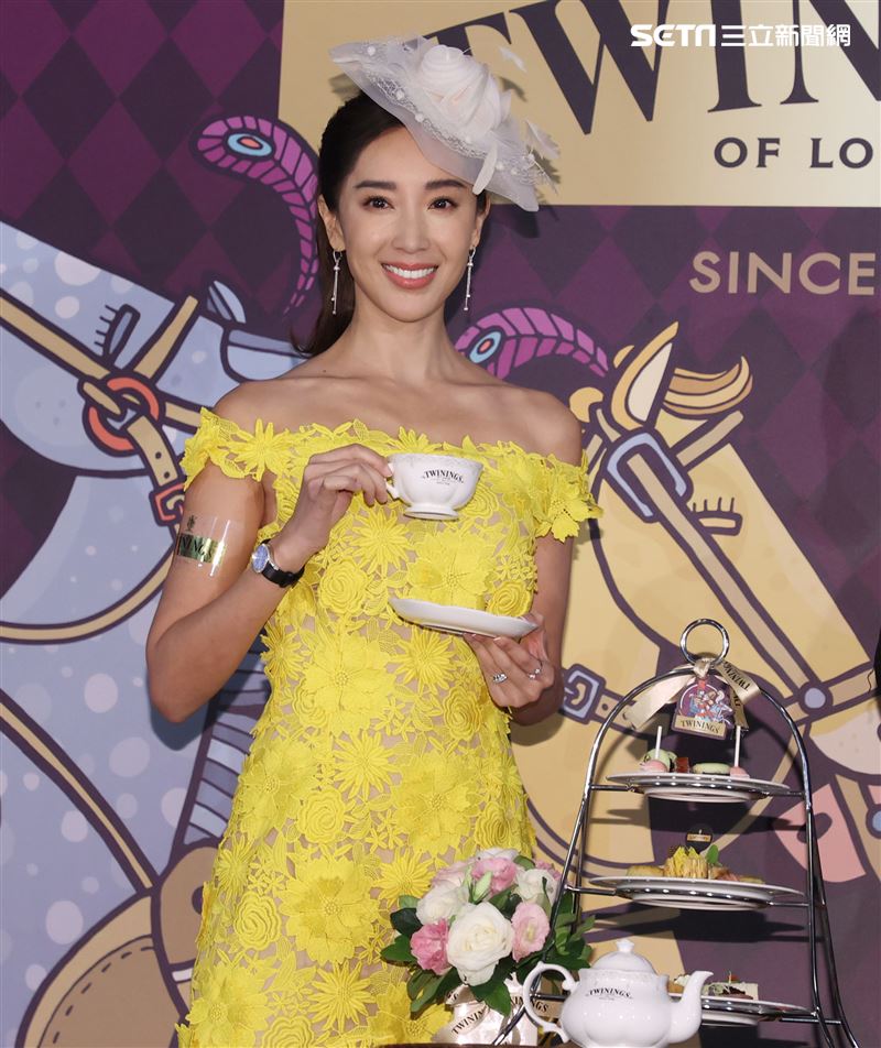 隋棠出席「馬會風尚躍動英倫-唐寧皇室榮耀午茶盛宴」。（記者邱榮吉/攝影）