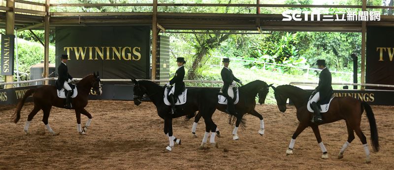 隋棠出席「馬會風尚躍動英倫-唐寧皇室榮耀午茶盛宴」。（記者邱榮吉/攝影）