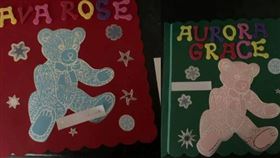 2個女孩寄給已故父親聖誕卡後，竟收到了回信。（圖／翻攝自史黛西臉書）