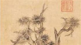 ▲乾隆御筆畫《嵩陽漢柏圖》（圖／翻攝自百度百科）