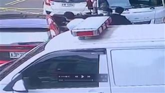 通緝犯就醫女友接應　脫逃畫面曝光