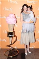 瑞莎與女兒出席義大利最好吃巧克力Venchi台灣首家專賣店開幕記者會 。（圖／記者楊澍攝影）