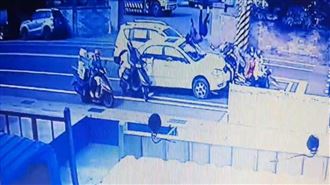 新／駭人車禍！6騎士停等紅燈被撞飛