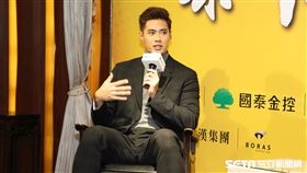 ▲陳偉殷出席返台記者會。（圖／記者劉彥池攝影）