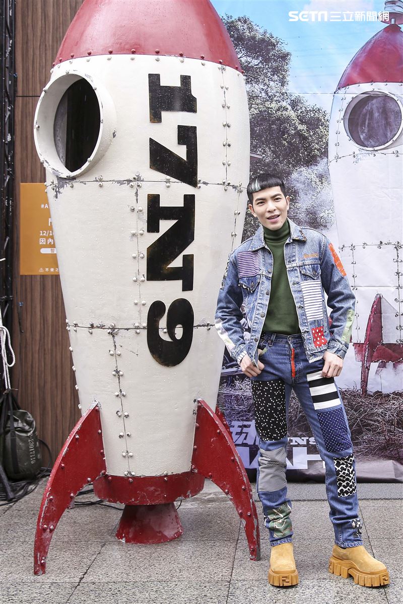 蕭敬騰全新單曲「薩哈星球」與「署茗職茶@AtTea」跨界合作。（圖／記者楊澍攝影）